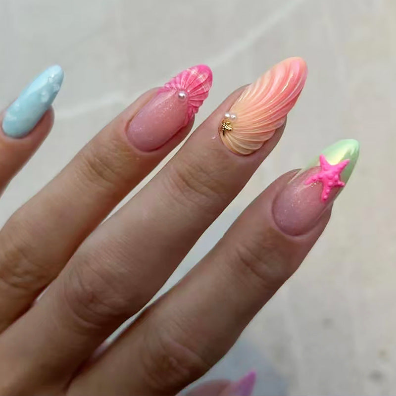 Summer Nail Stickers Removable Nails