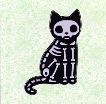 Skeleton Kitty cute spooky X-Ray Dark Cat Animal | Funny Halloween gift