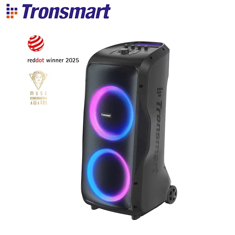 Tronsmart Halo 300 Speaker, 240W Partybox | Bluetooth Party Speaker with Guitar/Mic/XLR Input,