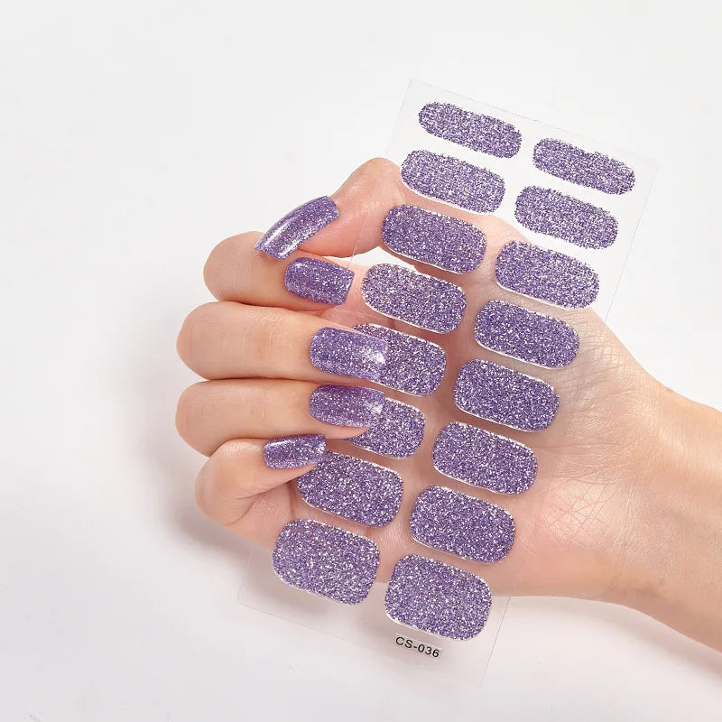 Gradient Nail Art Designs | Multi Color Self Adhesive Slider | Press on Nail Decal