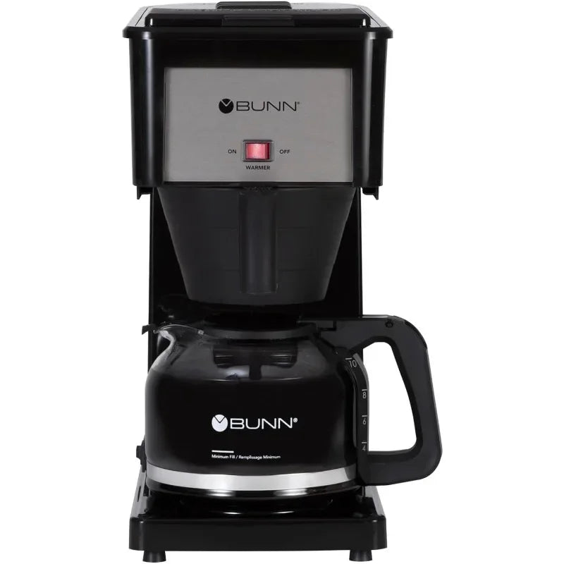 BUNN GRB Velocity Brew 10-Cup Home Coffee Brewer, Black
