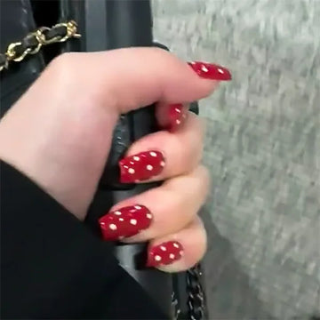 24Pcs Simple vintage nail designs simple