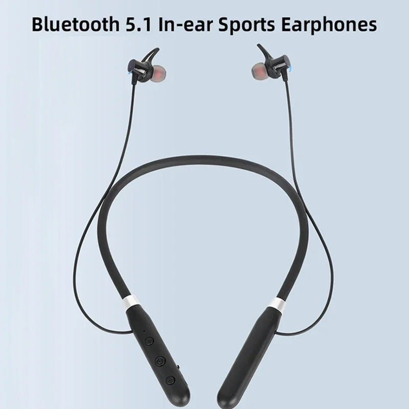 Neck Wireless Earphones | Magnetic Headphones with Mic Stereo Noise Reduction