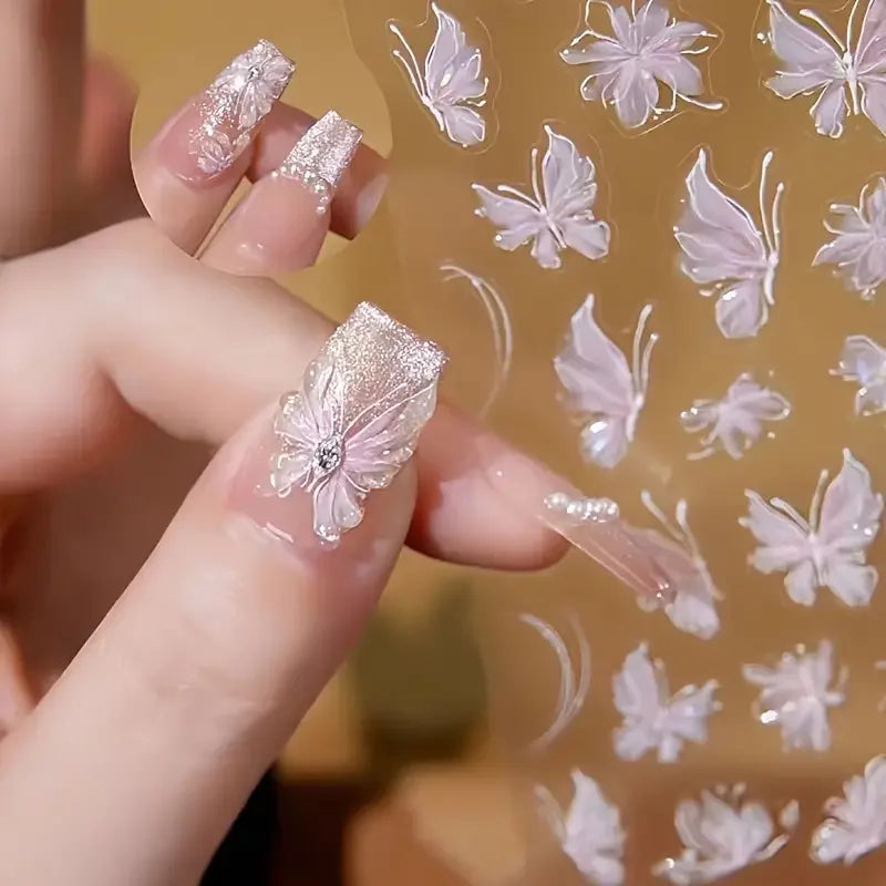 Butterfly Nail Stickers for Parties Wedding Dating