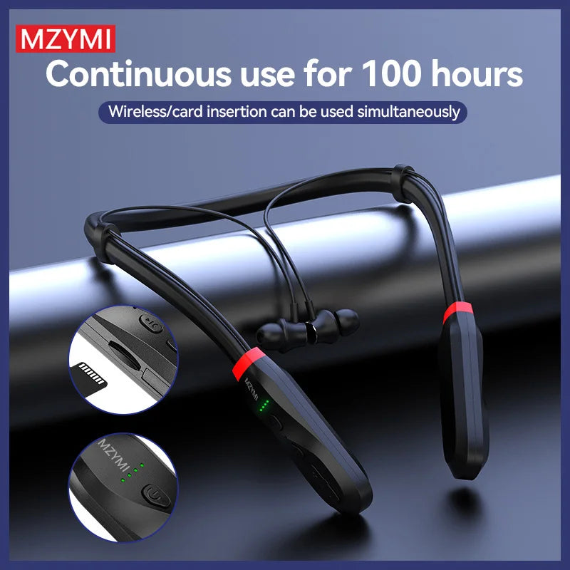 MZYMI  I35 Wireless Earphone | Neckband In Ear Headphone 9D HiFi Stereo Sport Running Headset