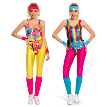 90s Disco Outfit Ideas | Women Halloween Carnival Vintage Rock Clothes Hip-Hop