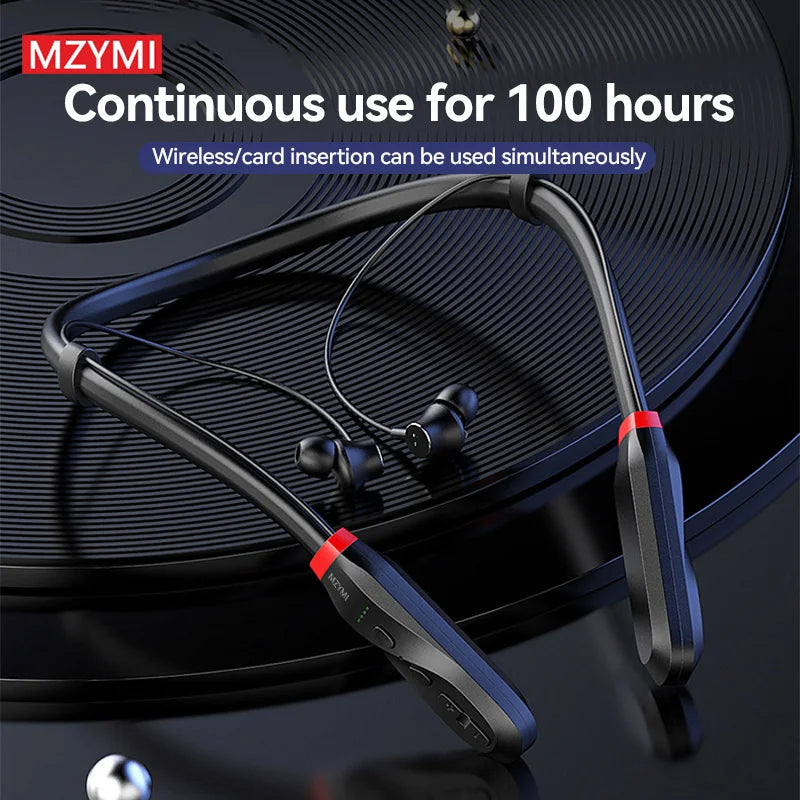 MZYMI  I35 Wireless Earphone | Neckband In Ear Headphone 9D HiFi Stereo Sport Running Headset