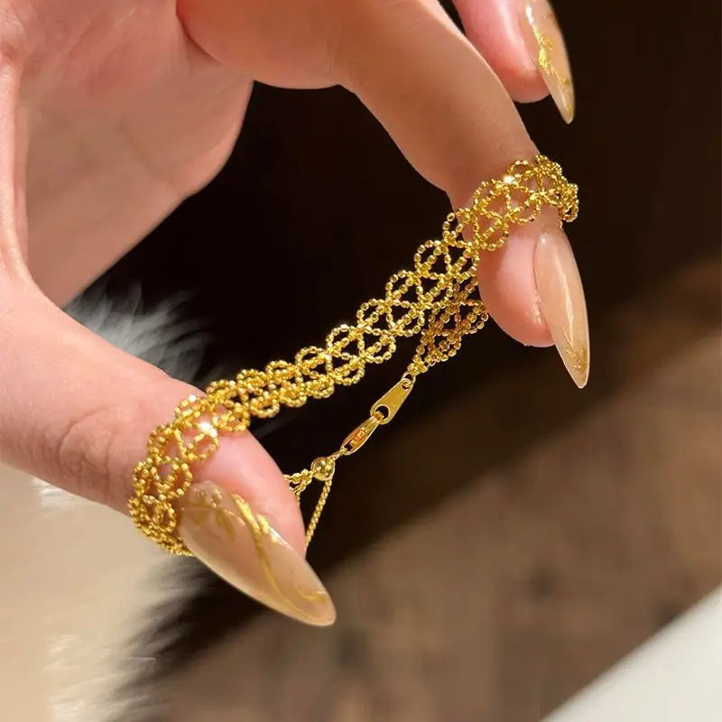 Lace Bracelet Pattern | Fashionable fresh, elegant, exquisite, adjustable bracelets for all seasons