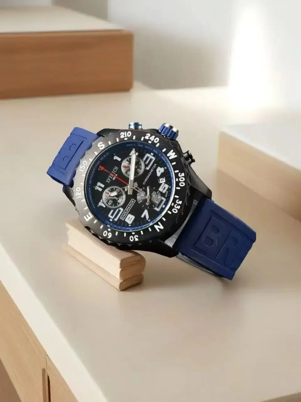 2‌025 Men's Luxury Business Chronograph Watch - Multi-Function Quartz, Professional Style