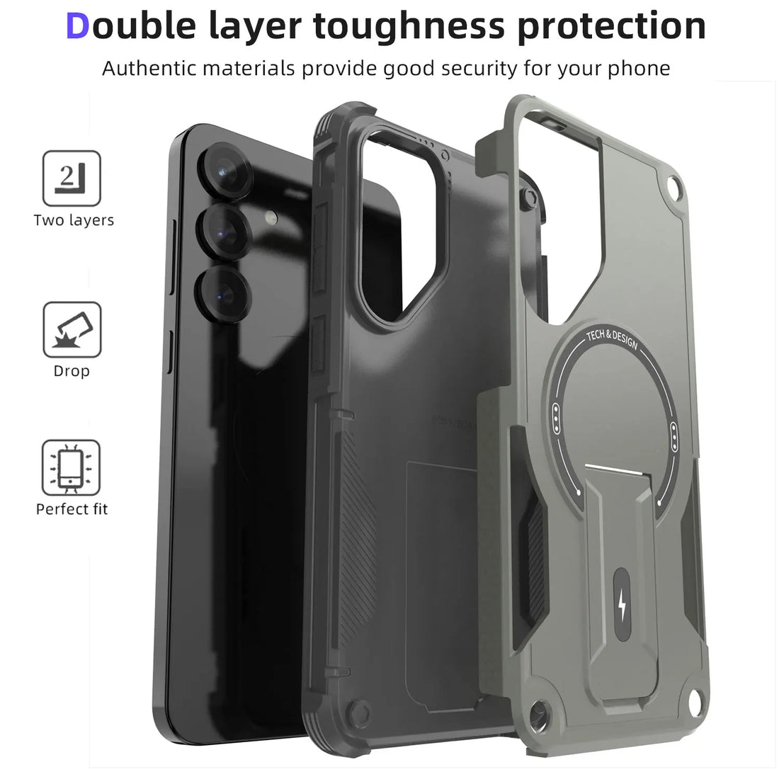 Heavy Duty Phone Cases Samsung | S25 S25 Plus S25 Ultra 5G With Lanyard