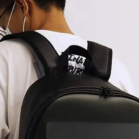 LED Display Backpack | Walking Billboard Backpack | Wireless Wifi App Control School Bag Women Men