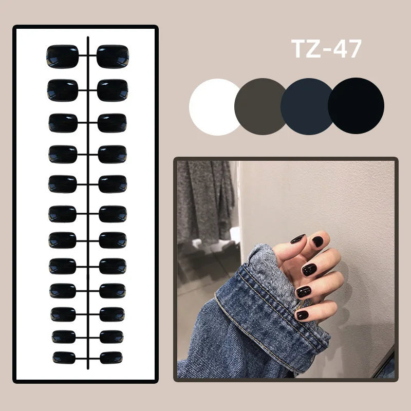 24 French Flower Almond Nails | Leopard Print Nail Tips | winter nails ideas