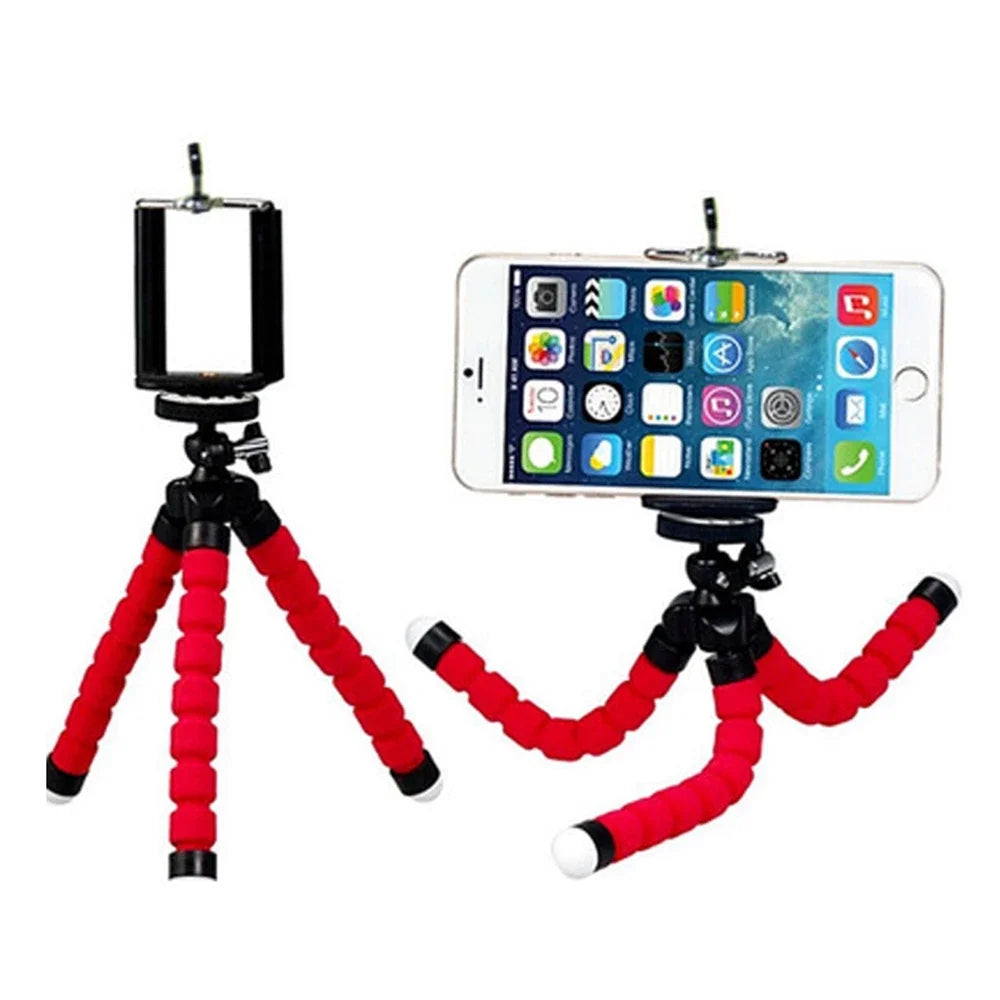 Octopus Tripod Phone Holder | Smartphone Clip with Remote Shutter
