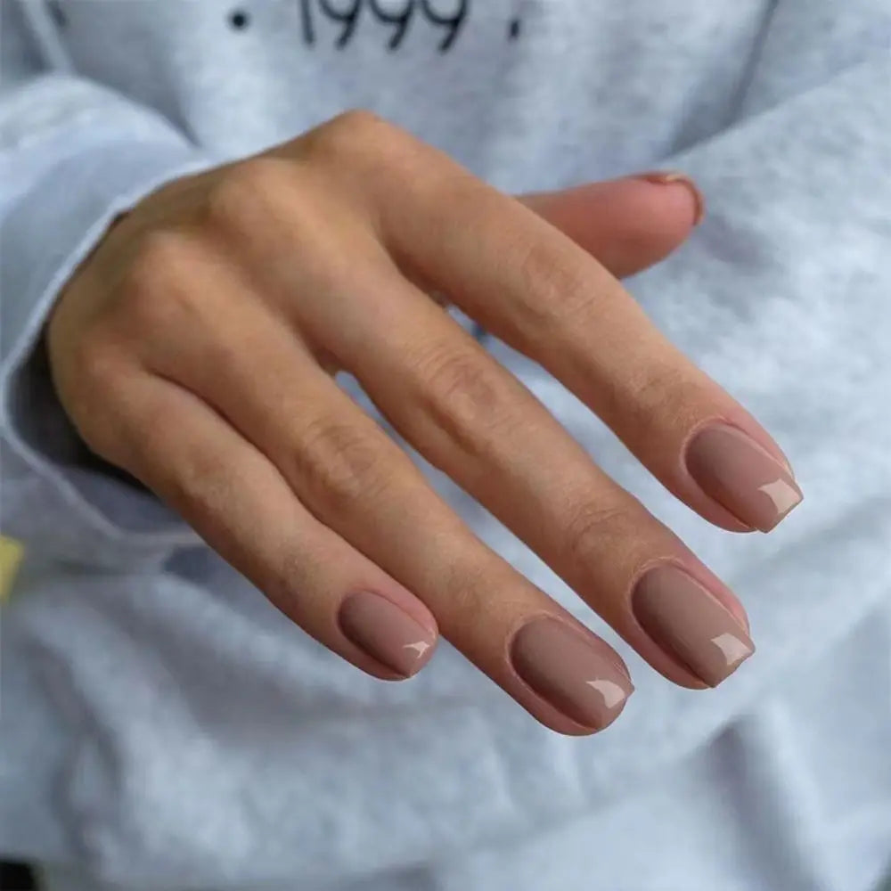 24 Nail Ideas For School | Fake Nail Red Green Mid Long Square False Nails For Manicure