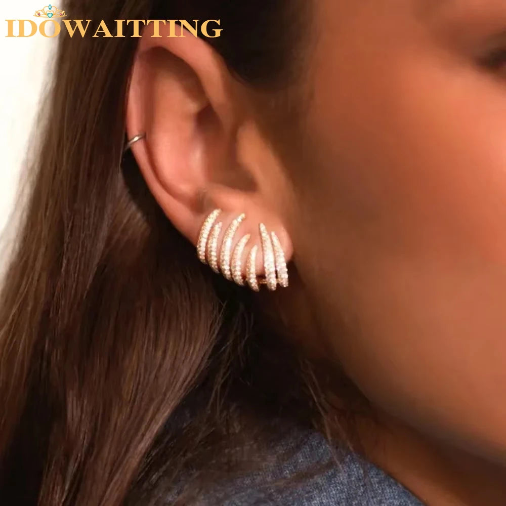 Bling Earring | Sparking Gorgeous Women Wedding Engagement Gift Jewelry Wholesale
