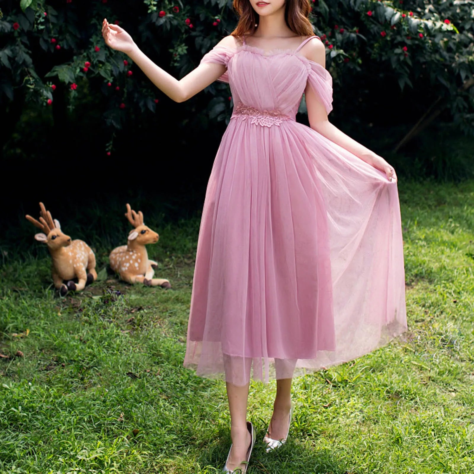 Romantic Long Dresses for Bridesmaids and Wedding Guests