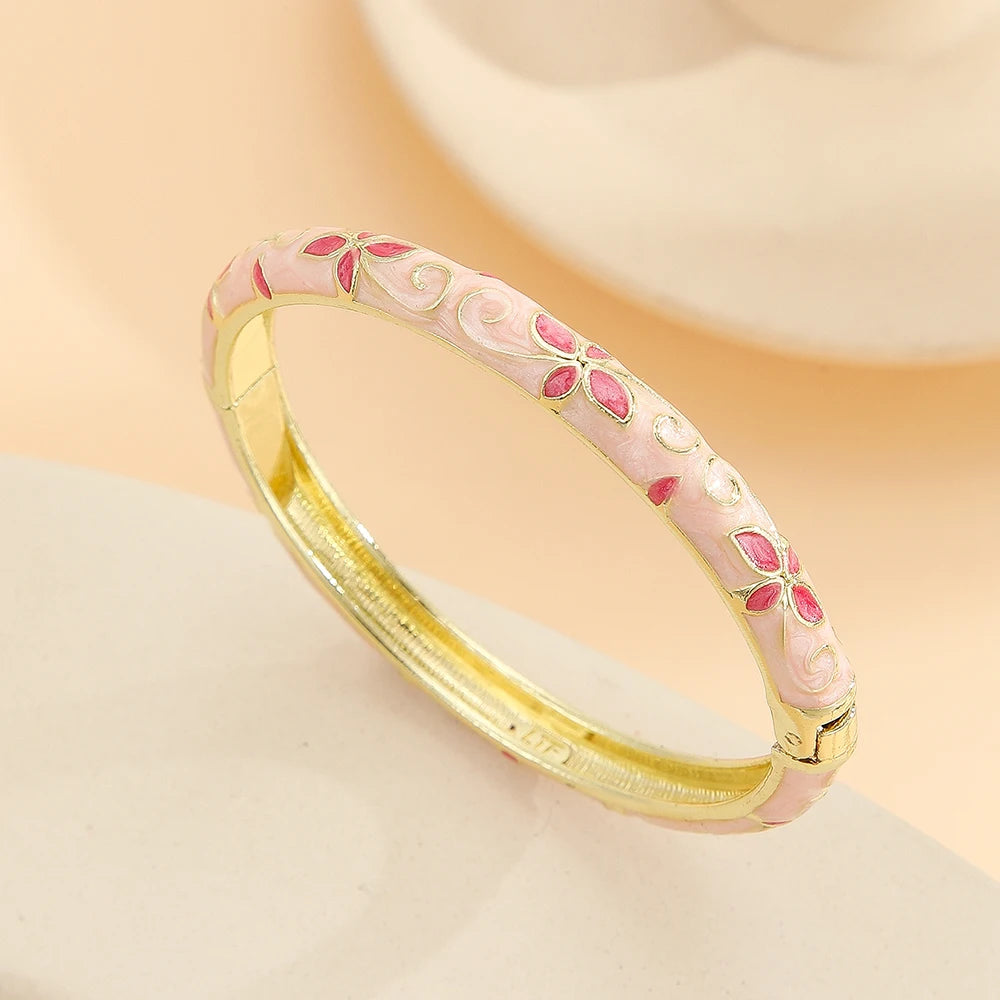 flower pattern friendship bracelet | Fashion style gift item for girls