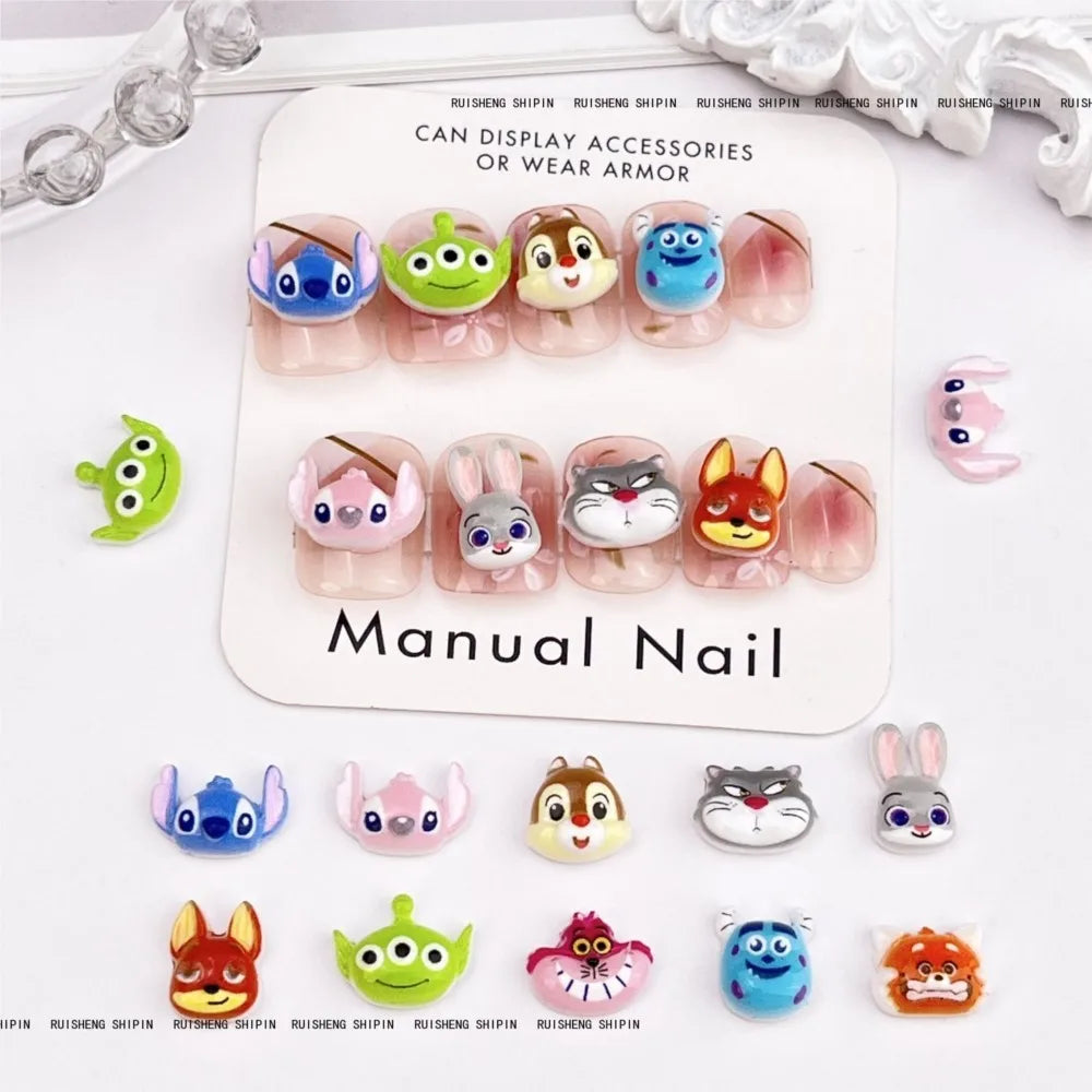 50 Cute Resin Nail Decorations For Women | Cat Nail Art Charms DIY Manicure Parts