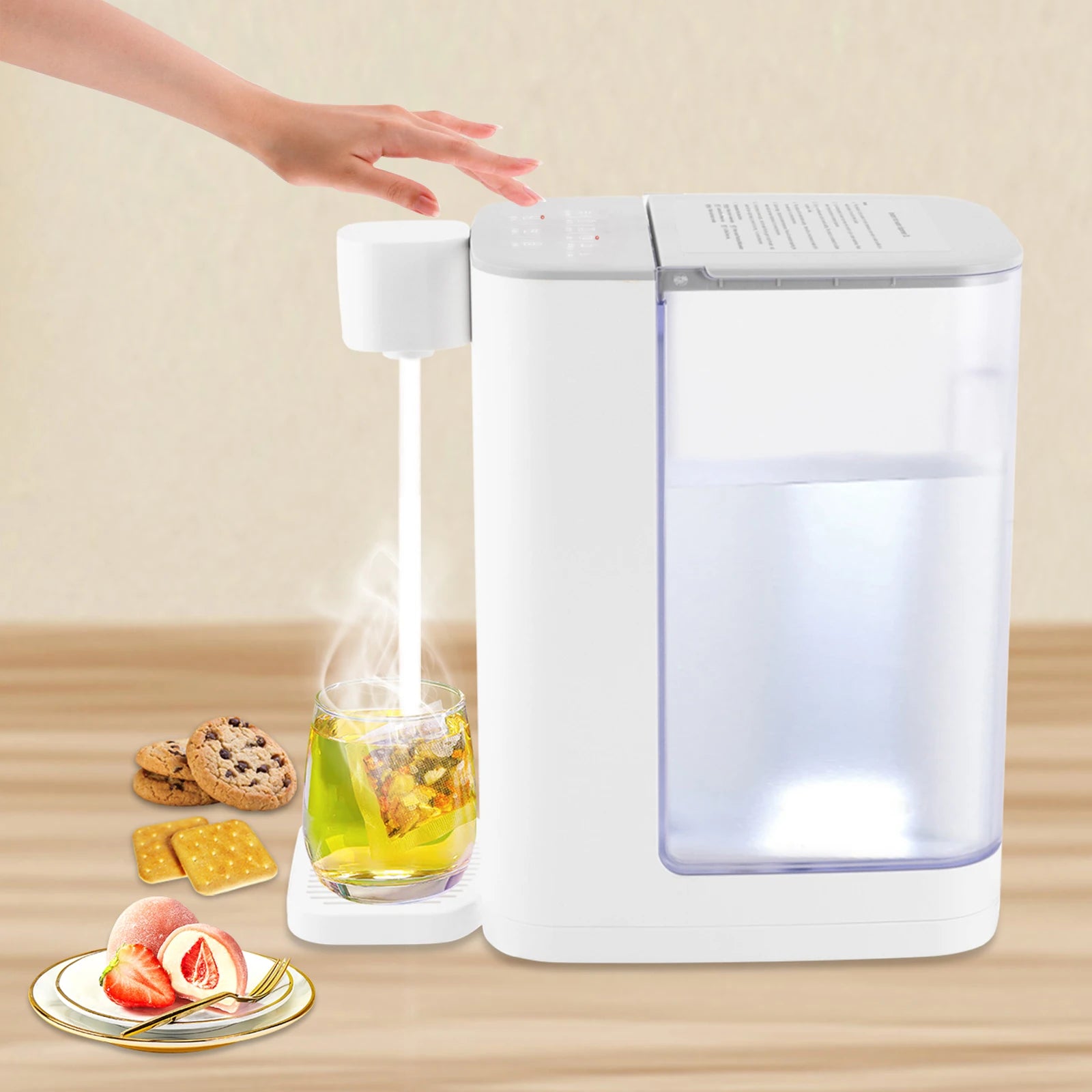 3 L Electric Kettles, Instant Hot Water Dispenser for Quick Heating & Outputting