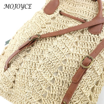 Casual Shoulder Bags For Ladies | Hand-Woven Female Beach Holiday Simple Purse for Women
