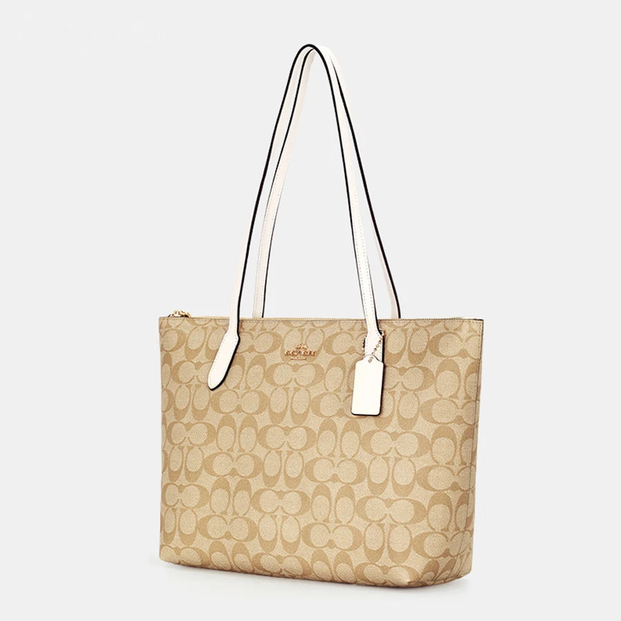 33 Large Capacity Tote Bag | Top Handle Bag In Signature Canvas