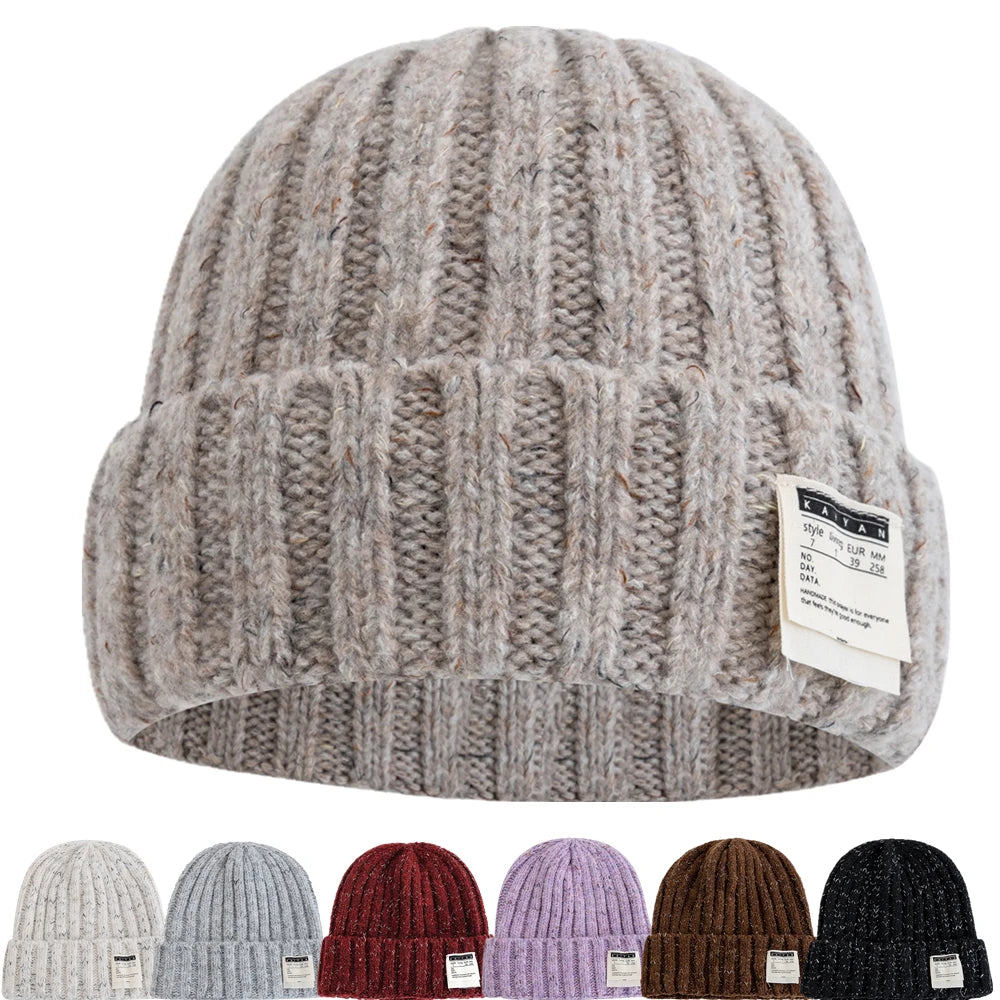 Unisex winter Hats | Warm Beanie Streetwear Cap Hats | Outdoor Winter Knitted Hat