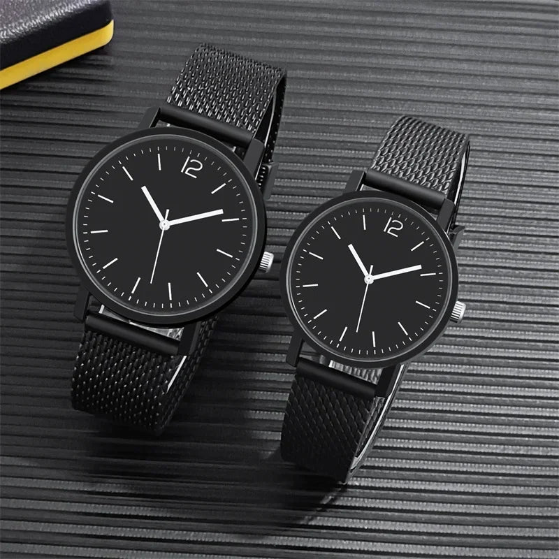 Couple Watches For Lovers | Fashion Quartz Watches Men Women Waterproof Splash Resistant Wristwatch