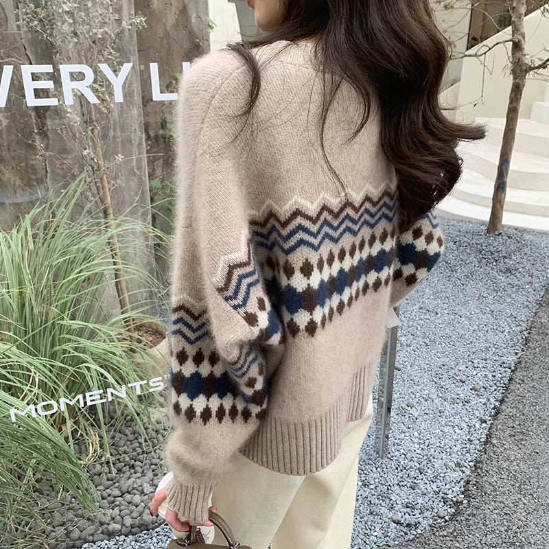 Korean Cardigan O Neck | Women's Outerwear Sweater | Spring and Autumn  Knit Cardigan