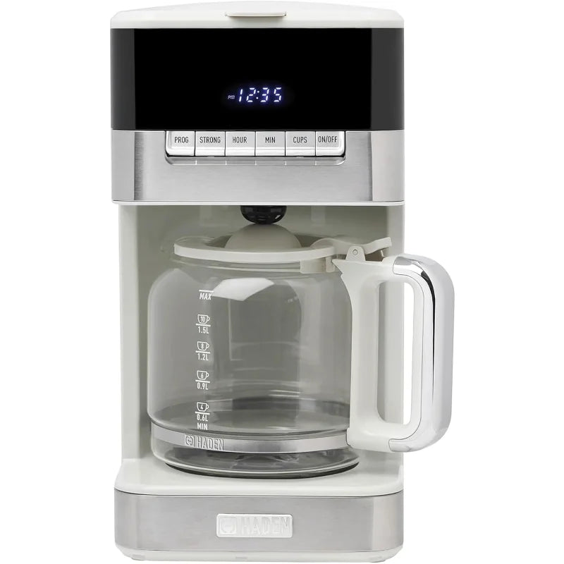 HADEN Quintessential 12 cup coffee maker with120 Minute Keep Warm