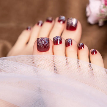 1 Unit Square Toe Nails | Fashion Wearable Manicure Fake Toenails | Square Head Short Length False Toe Nails