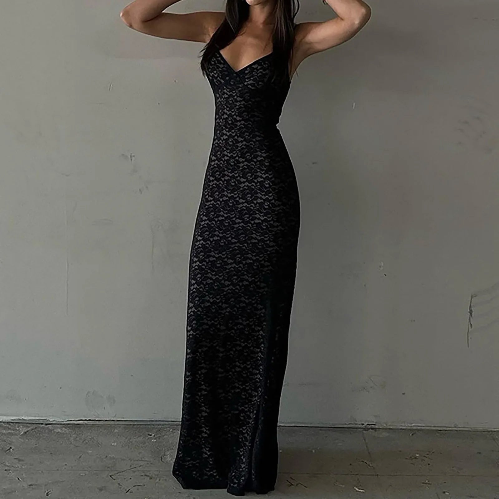 Sleeveless women's unique elegant prom dresses