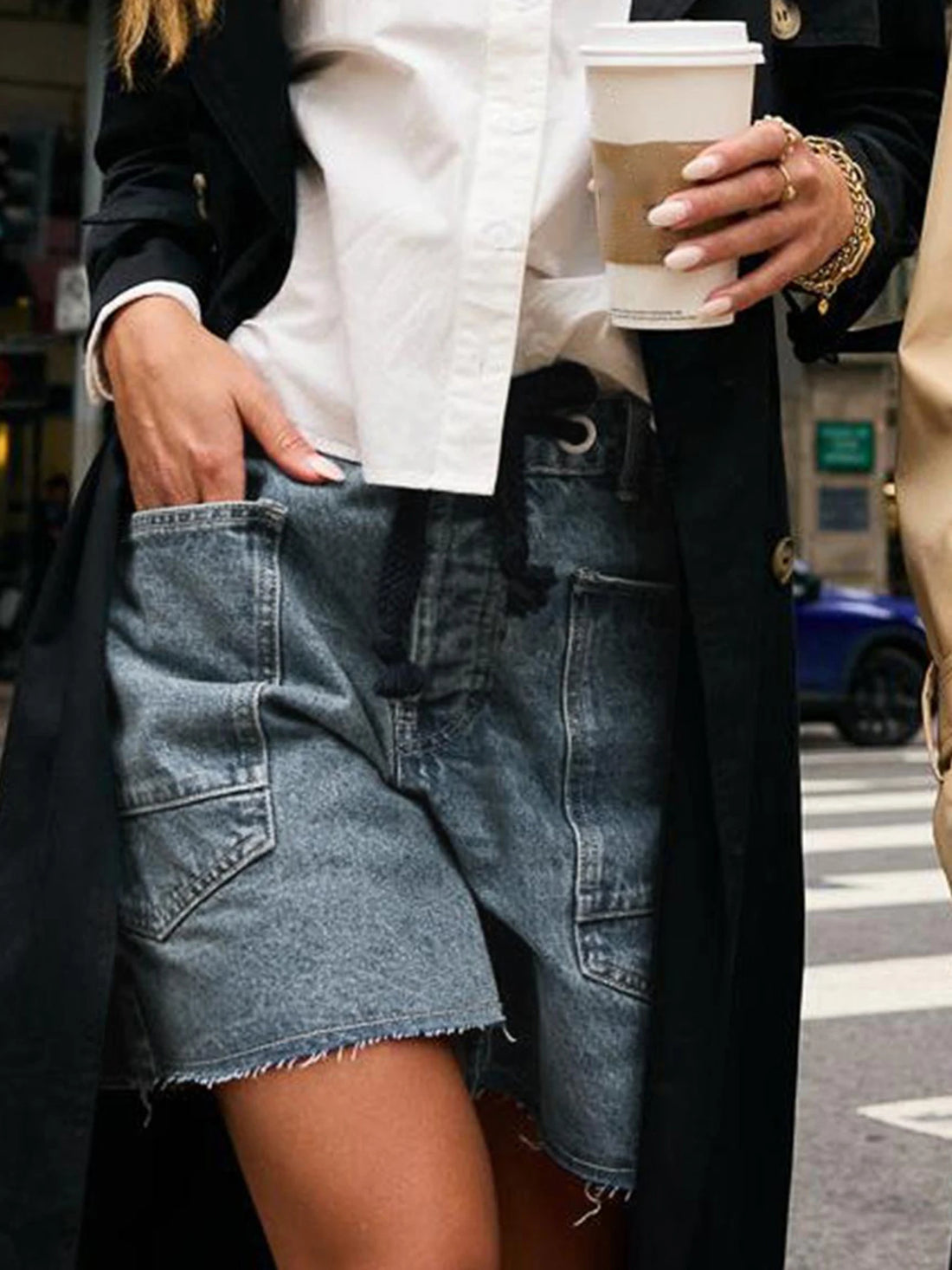 Women's Vintage High Waist Distressed Denim Shorts