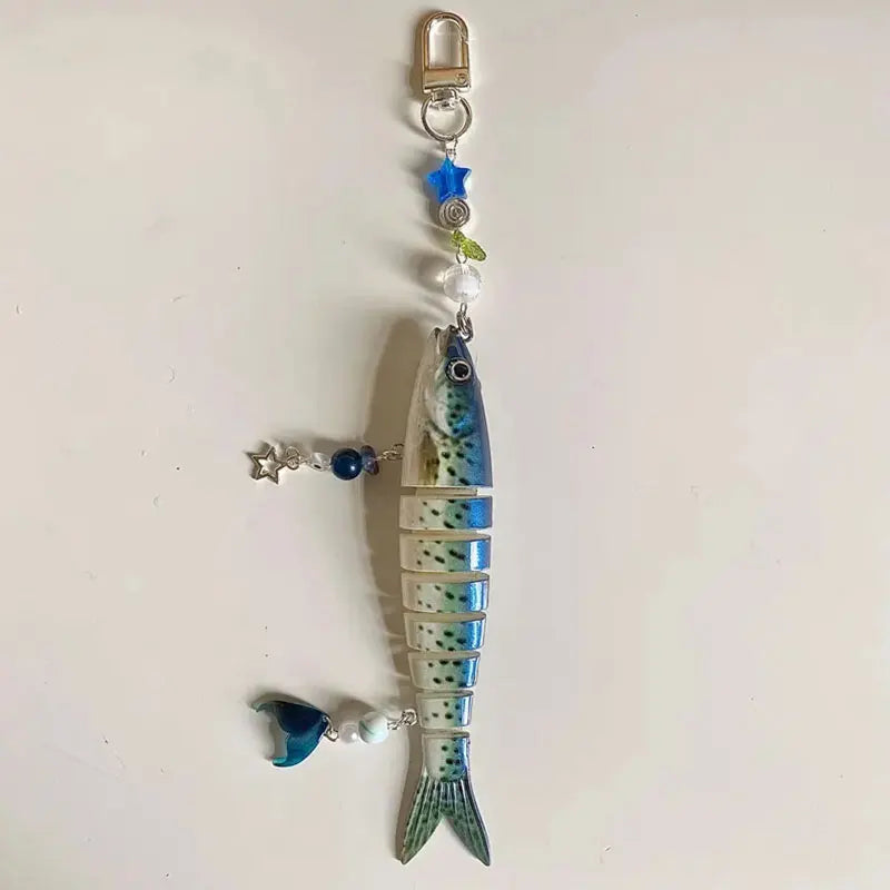 Handmade Keychain | Fish Keychain,  Gift For Fishing Enthusiasts