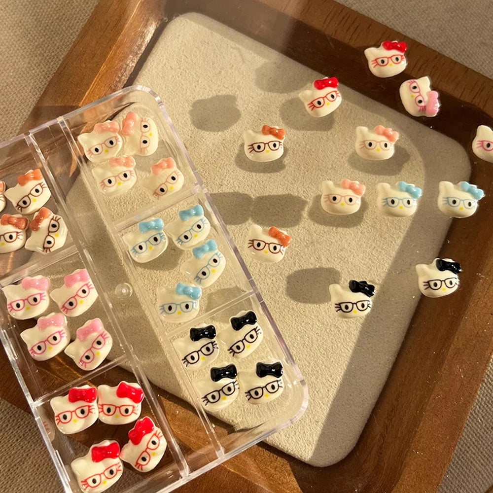 50 hello kitty cartoon nails | Cute Y2K Manicure Decor