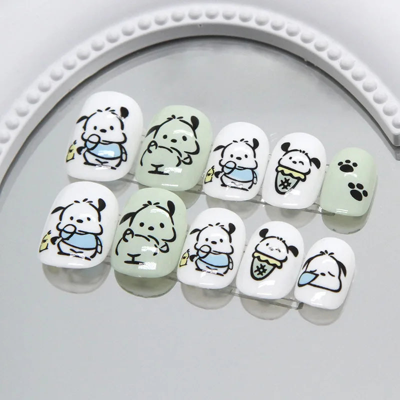 24 Halloween Nail Designs Pumpkin | Gradient Artifical Reusable False Nail Jelly Tabs