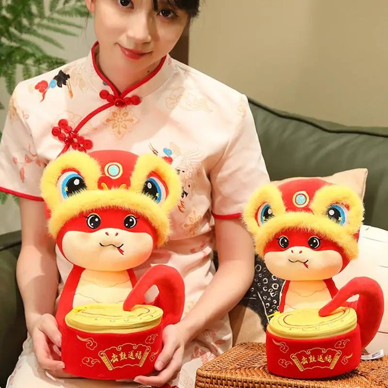 Year Of The Snake Mascot Chinese Animals Doll | Unique best friend gifts