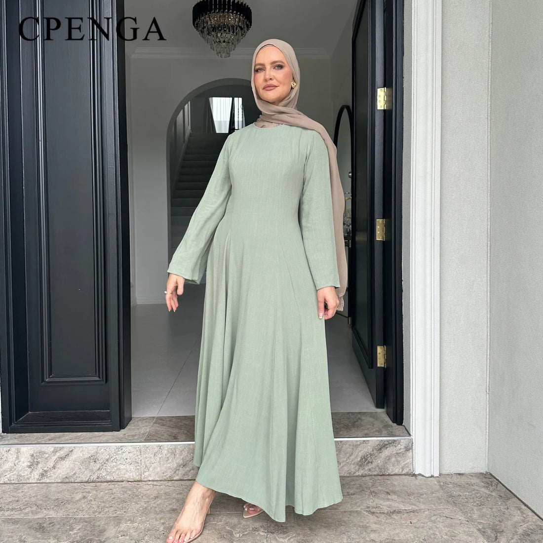 Muslim Eid Dresses | Summer Arabic Muslim Women Modest Dress | Eid  Abay Outfit | Holiday Dresses