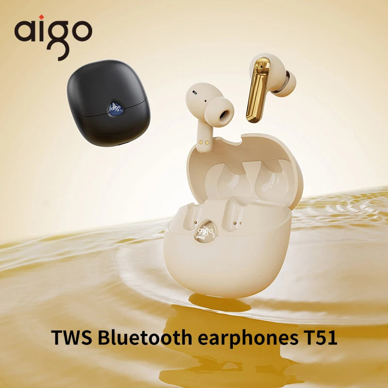 Aigo TA51 True Wireless Earphones | Headset In Ear Sports Gaming, Waterproof HD Call