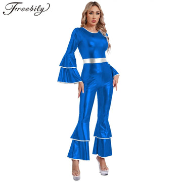 70s Disco Outfits Female | Halloween Makeup Party Hip-hop Dance Performance Costumes