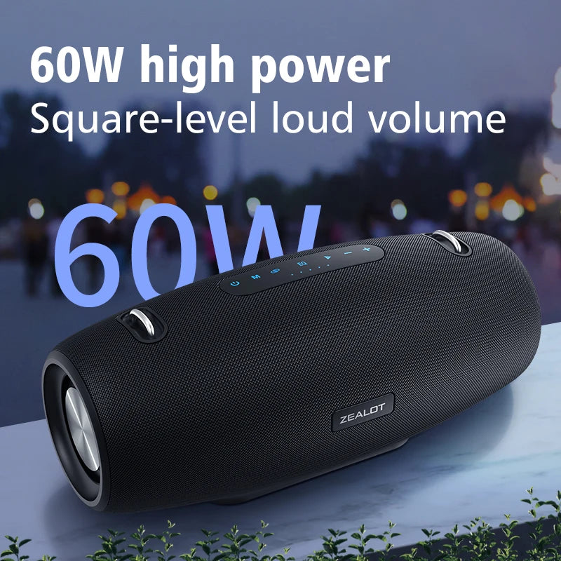 ZEALOT-S67 60W Bluetooth Speaker | Power Bluetooth Speaker with Excellent Bass Performace