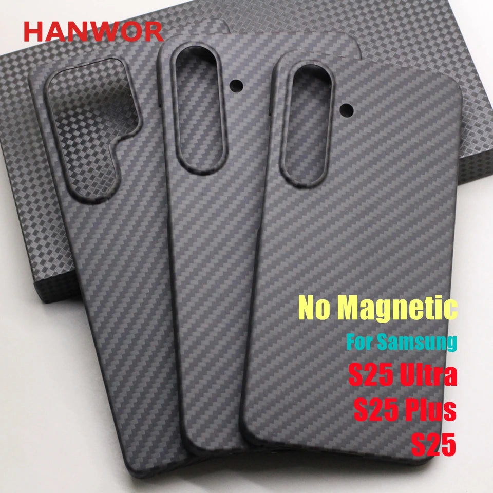 HANWOR Protective Covers For Samsung phones | S25 Ultra Plus Cover Ultra-thin Aramid Fiber