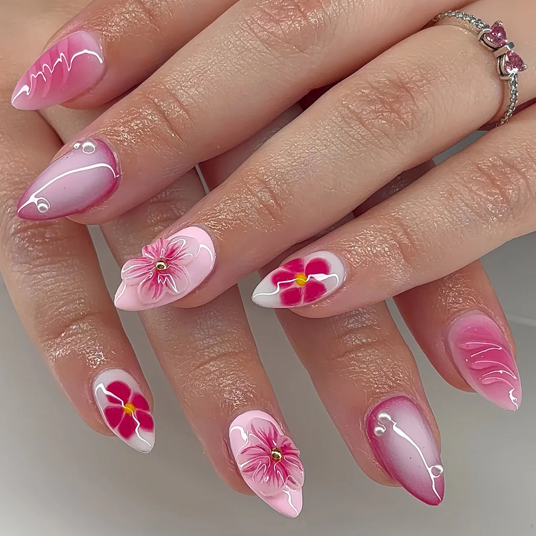 24pcs French Simple Earthy Nails