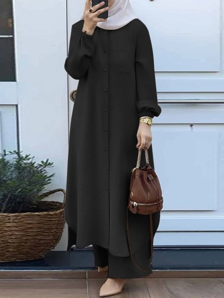 Jalabiya Dresses | Solid Color Dubai Turkish Muslim Abaya