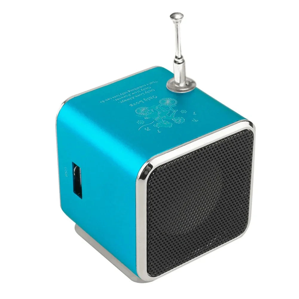 TD-V26 Mini Bluetooth Speaker | FM Radio MP3 Player LED Display and TF Card Support