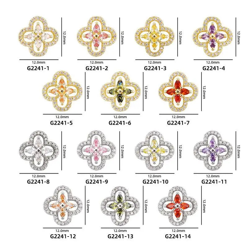 10pcs/lot Flower Garland Nail Art Decorations