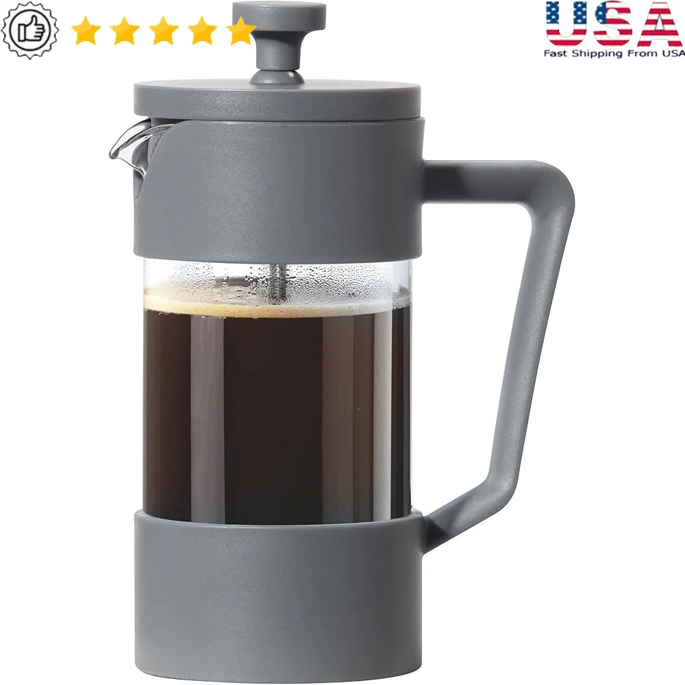 French Press Coffee Maker 3 cup Tea Steeper