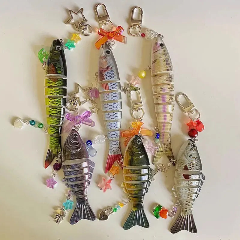 Handmade Keychain | Fish Keychain,  Gift For Fishing Enthusiasts