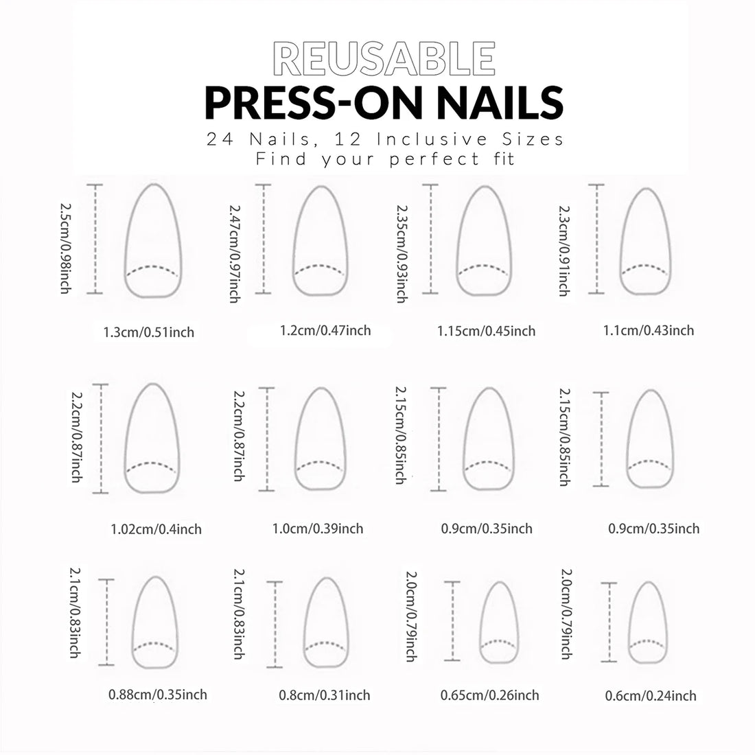 24 Pink Fall Nails and sweet pressed nails, suitable for women and girls
