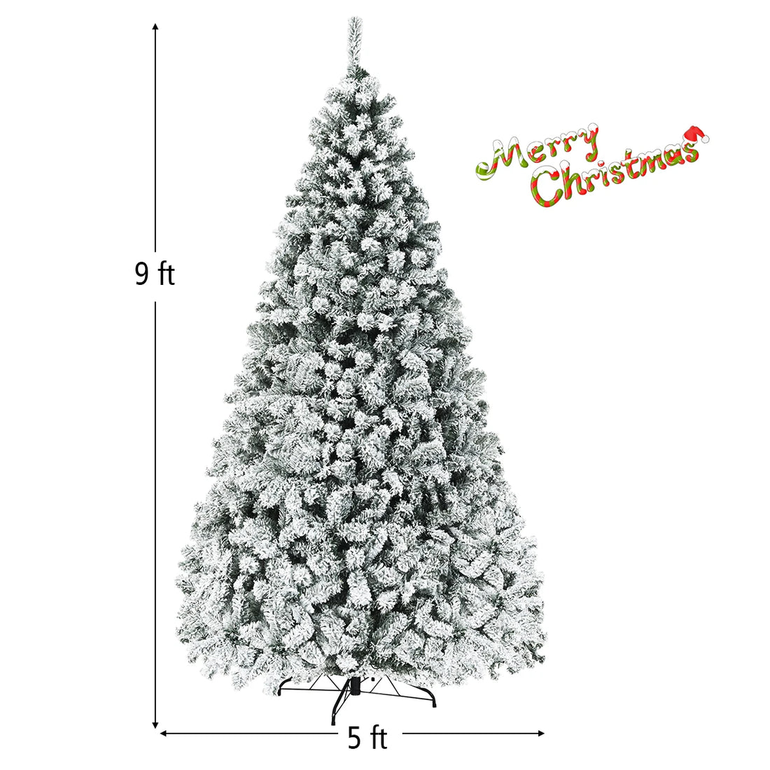 9ft Pre Lit Premium Christmas Tree