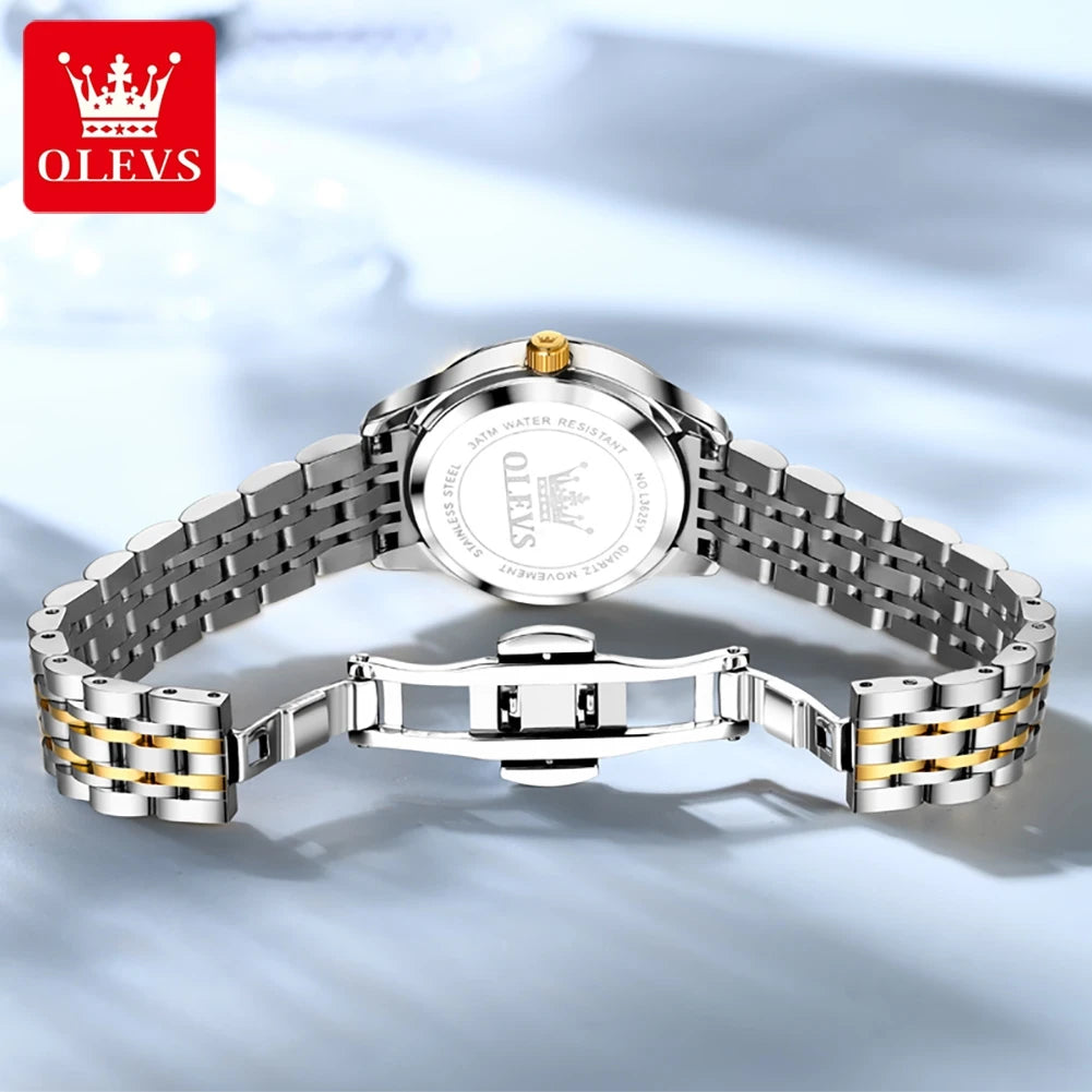OLEVS Romantic Couple Watch | Luxury Fashion Waterproof Quartz Watch